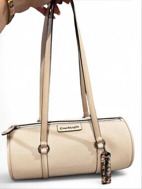 Coachtopia Coach Cloud Cream Barrel Bag